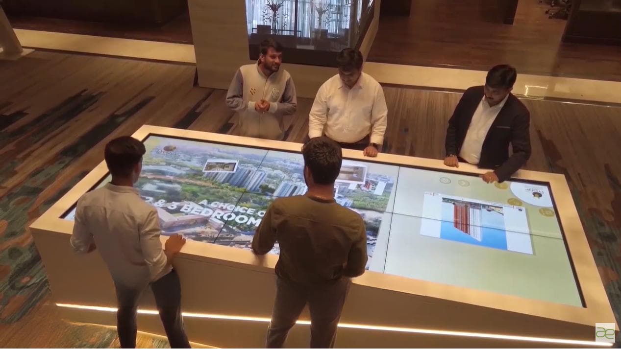 Prestige Group — Anchored by a 165-inch exploration table