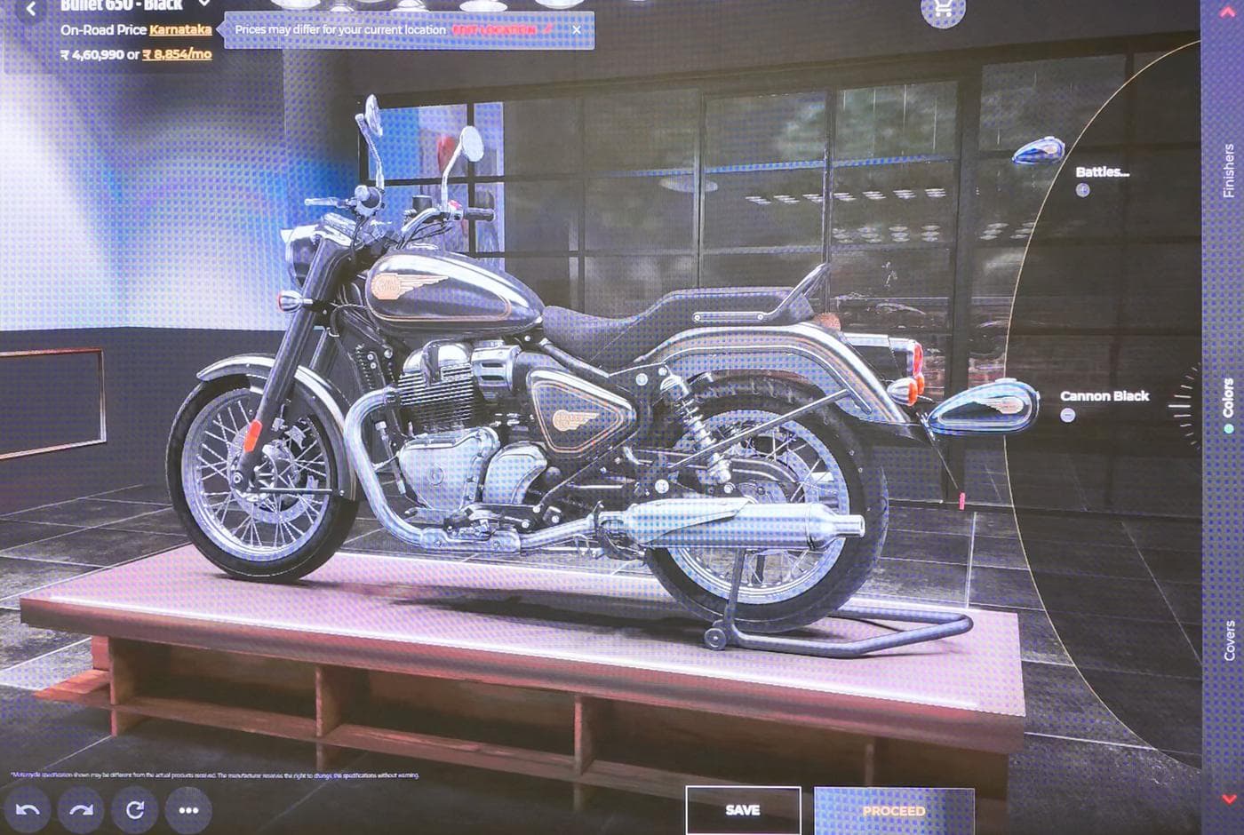 Royal Enfield — One showroom, multiple interactive modes